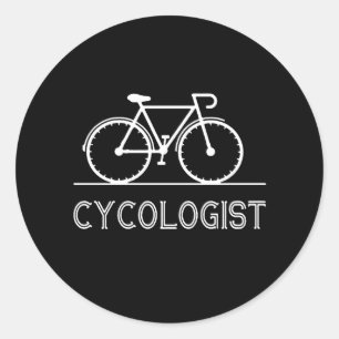 Cycologist Gift Trust me I'm Cycologist Mens Classic Round Sticker
