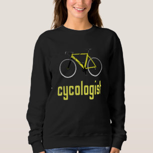 Cycologist Lady Cycling Road Bike Cyclist Triathlo Sweatshirt