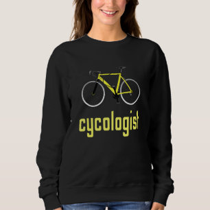 Cycologist Lady Cycling Road Bike Cyclist Triathlo Sweatshirt