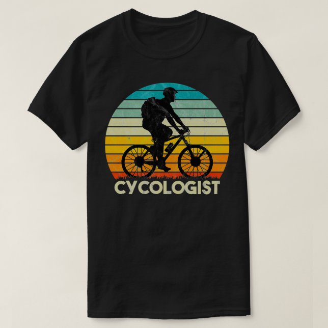 Cycologist Men Gifts for Bicycle Riders Men Triath T-Shirt (Design Front)