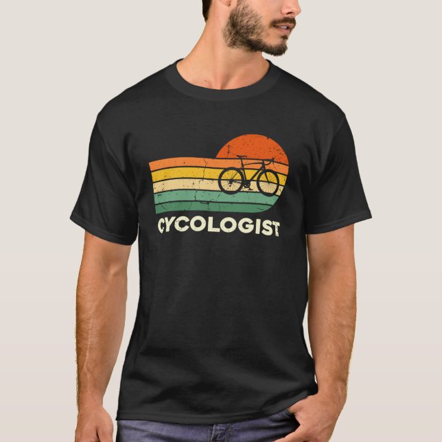 Cycologist  Mountain Bike Cycling Bicycle MTB Cycl T-Shirt (Front)