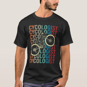 Cycologist Retro Vintage Cyclist MTB Funny Cycling T-Shirt