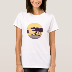 Cycologist-Safari bike tour with sunset Elephant T-Shirt