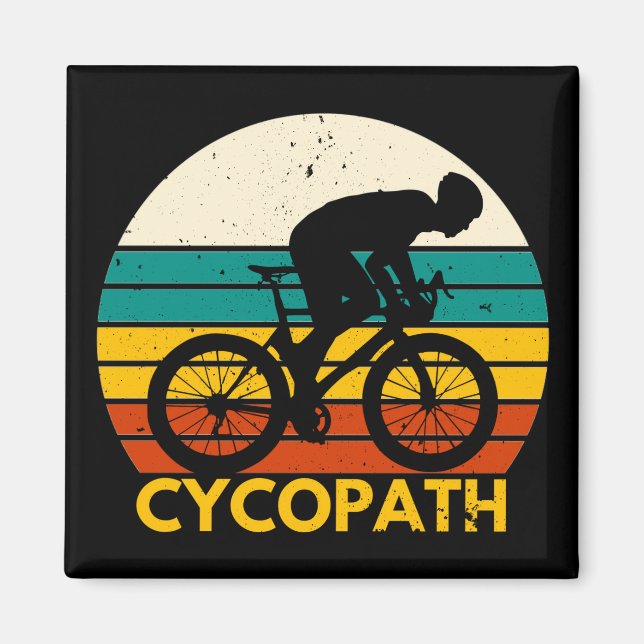Cycopath /Cycling/Bicycle Magnet (Front)