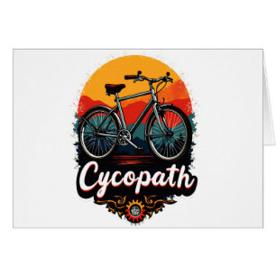 Cycopath: Energetic Bike and sunset Graphic