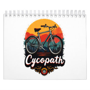 Cycopath: Energetic Bike and sunset Graphic Calendar