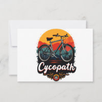Cycopath: Energetic Bike and sunset Graphic