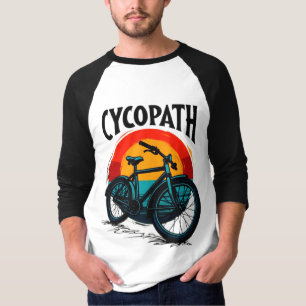 Cycopath: Energetic Bike with sunset Graphic Tee