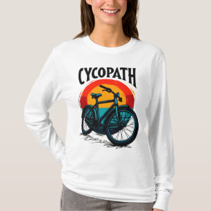 Cycopath: Energetic Bike with sunset Graphic Tee