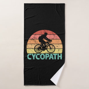 Cycopath Funny Cycling Cyclist Bath Towel