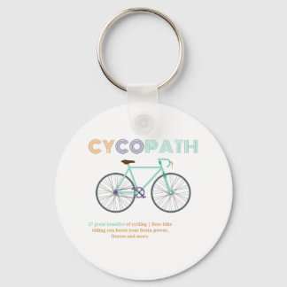 Cycopath Funny Cycling for Cyclists and Bikers . Key Ring