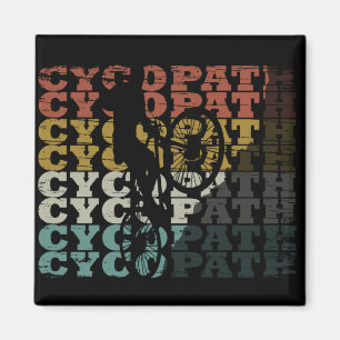 Cycopath funny cycling magnet