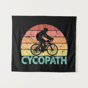 Cycopath Funny Cycling Tapestry