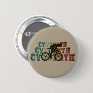 Cycopath - Mounatin Biking - Funny Cycling 6 Cm Round Badge