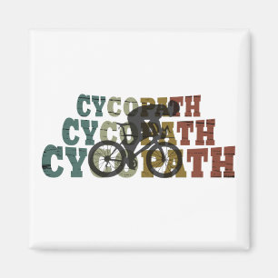 Cycopath - Mounatin Biking - Funny Cycling Magnet