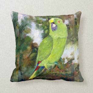 Cydney Yellow Naped Parrot Cushion