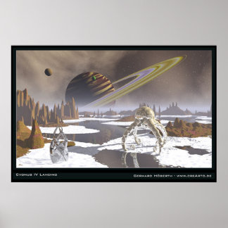 Cygnus IV Landing Poster