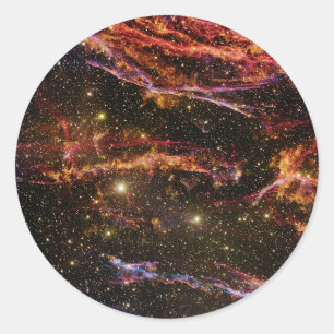 Cygnus Loop Nebula Classic Round Sticker