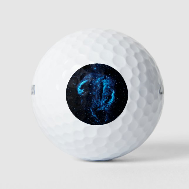 Cygnus Loop Nebula (NASA) Golf Balls (Front)