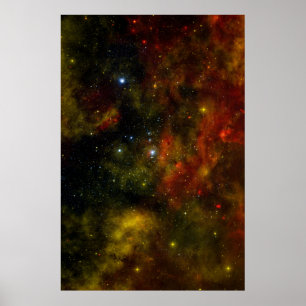 Cygnus OB2 Star Cluster Poster