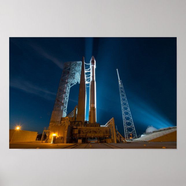 Cygnus Spacecraft Ready for Launch to the ISS Poster (Front)