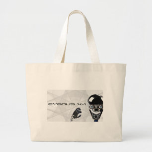 Cygnus X-1 robot logo T's & bit's Large Tote Bag