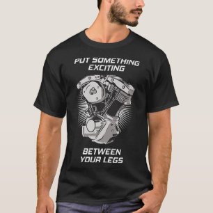 Cylinder Block Engine Quote Clothing Driver Motorc T-Shirt