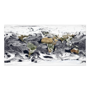 Cylindrical equidistant projection photo print