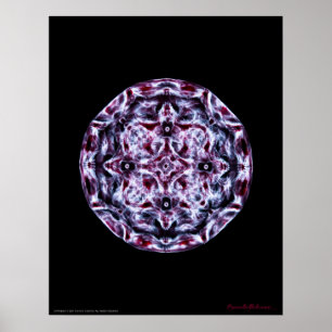 Cymatics: Music Note A Piano Poster
