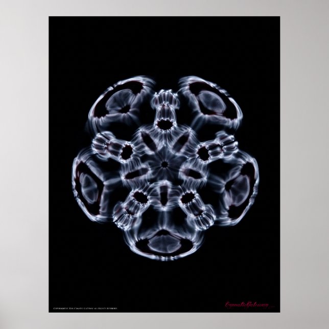 Cymatics: Music Note C Poster (Front)