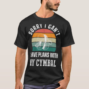 Cymbal Plans Tee: Embrace Percussive Humour & Cool T-Shirt