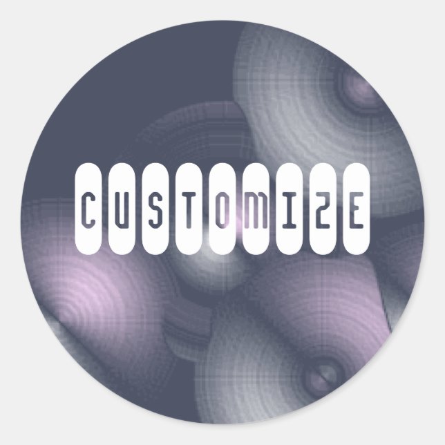 Cymbalism I - Template Classic Round Sticker (Front)