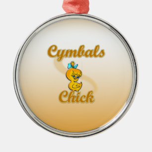 Cymbals Chick Metal Tree Decoration