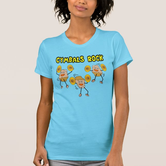 Cymbals Rock T-Shirt (Front)