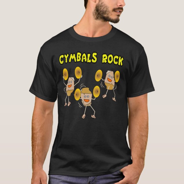 Cymbals Rock T-Shirt (Front)