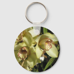 Cymbidium Orchids key chain