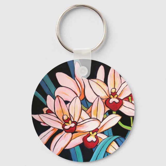 Cymbidiums Key Ring (Front)