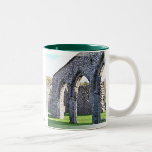 CYMER ABBEY WALES Two-Tone COFFEE MUG