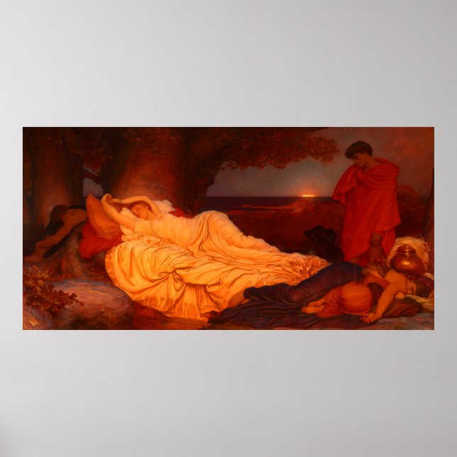 Cymon and Iphigenia by Lord Frederic Leighton 1884 Poster (Front)