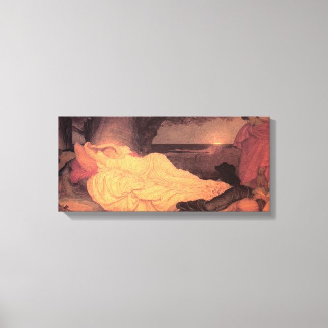 Cymon and Iphigenia ~ Lord Frederick Leighton Canvas Print (Front)