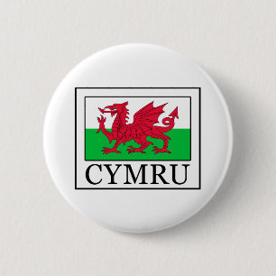 Cymru 6 Cm Round Badge