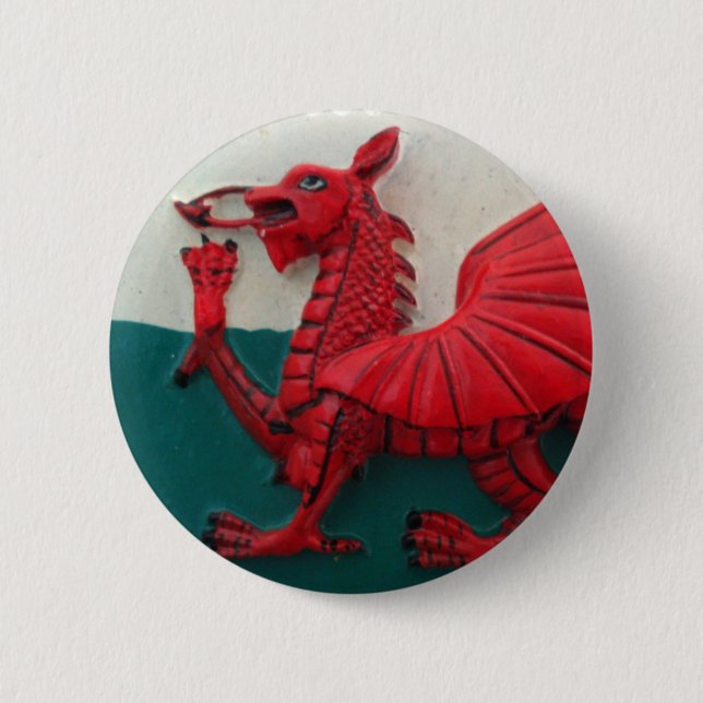 Cymru Am Byth 6 Cm Round Badge (Front)