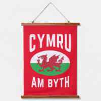 Cymru Am Byth Wales Flag Proud Welsh Vintage Rugby