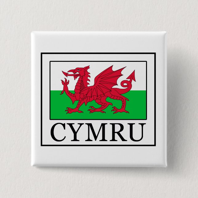 Cymru Button (Front)