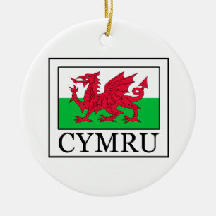 Cymru Ceramic Tree Decoration