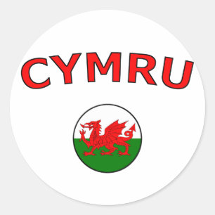 Cymru Classic Round Sticker