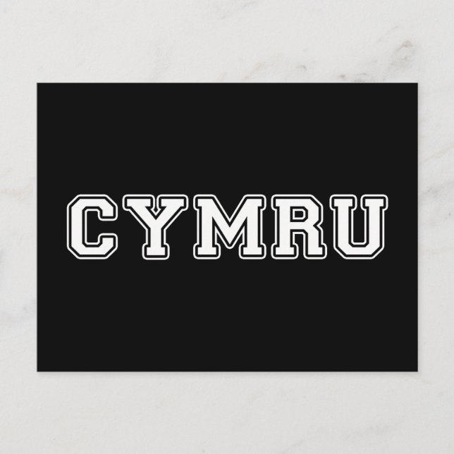 Cymru Postcard (Front)