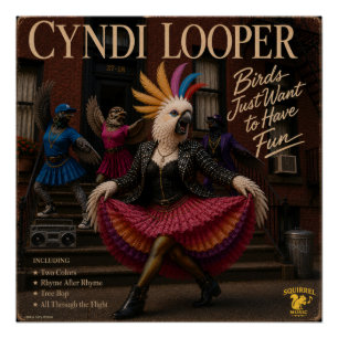 Cyndi Looper Album: a Parody Poster