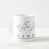 Cynthia peptide name mug (Front Left)
