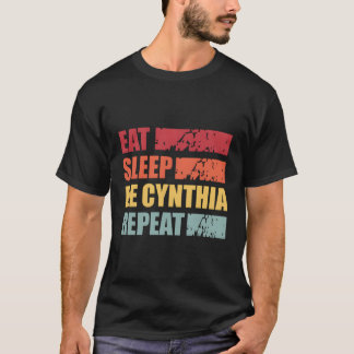 Cynthia Personalised Name Cynthia First Name T-Shirt
